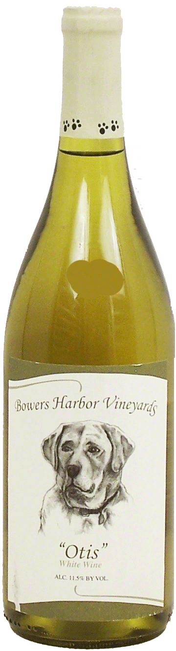 Bowers Harbor&nbsp;Vineyards&nbsp;Otis white wine of Paw Paw Michigan, 11.5% alc. by vol. Full-Size Picture